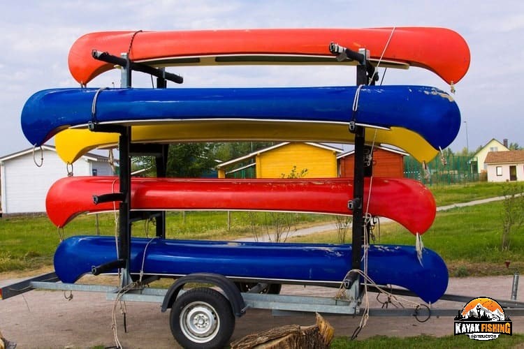 how to carry a kayak on a motorhome kayak trailers