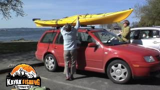 how to carry a kayak on a motorhome roof mount
