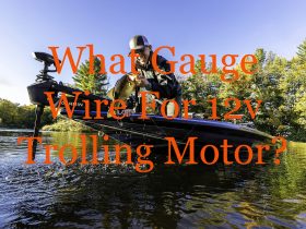 What gauge wire for 12v trolling motor
