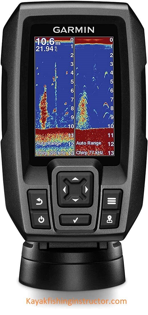 Garmin Striker 4 with Transducer, 3.5″ GPS Fishfinder