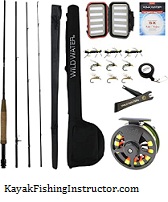 Wild Water Fly Rod 9' 5/6 Weight Complete Fishing Kit