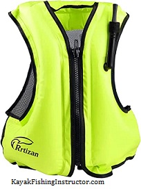 FAXPOT INFLATABLE LIFE JACKET ADULT SWIMMING VEST