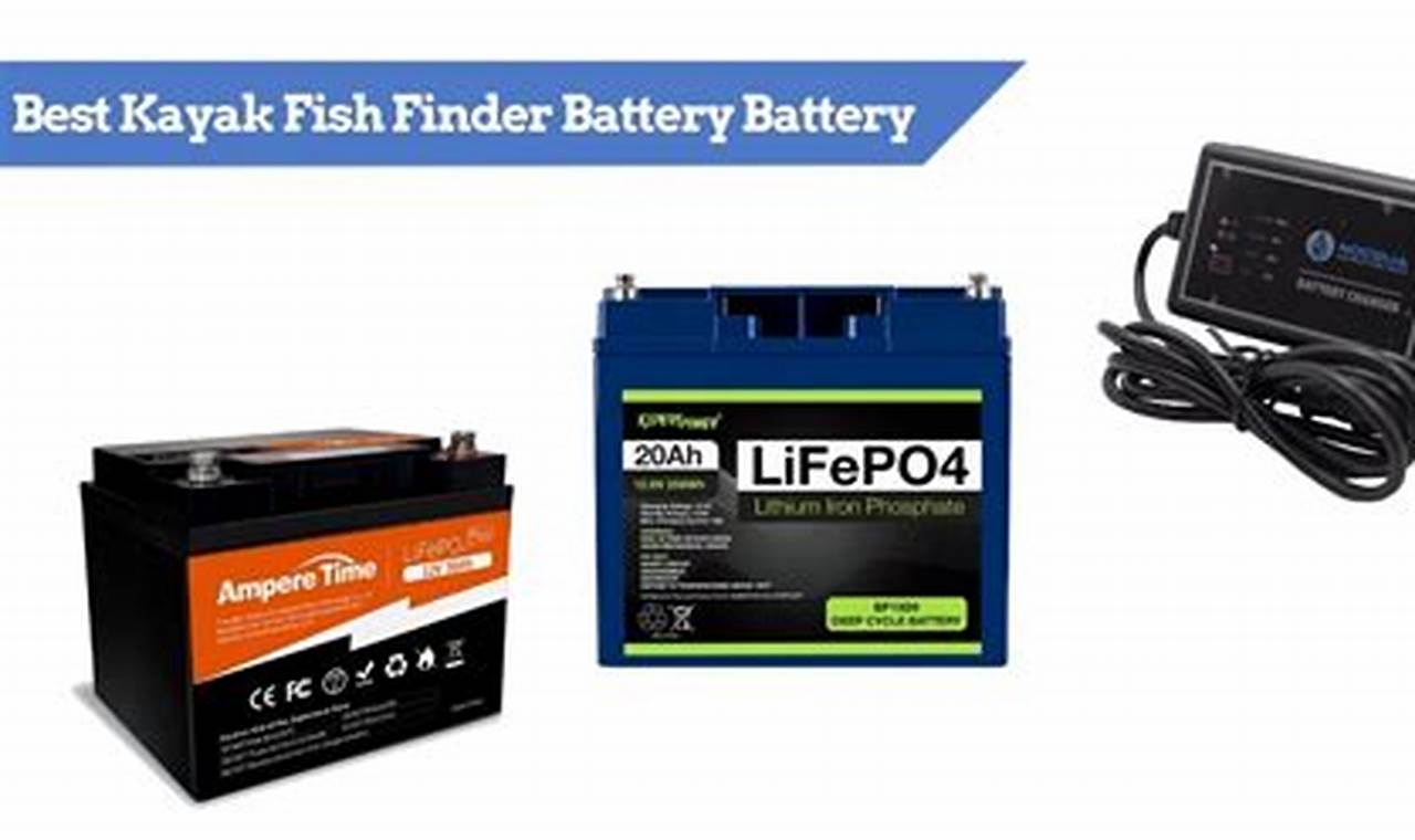 Best Kayak Fish Finder Lithium Batteries | Certified Kayak Fishing Instructor – Learn Kayak Angling with Expert Guidance